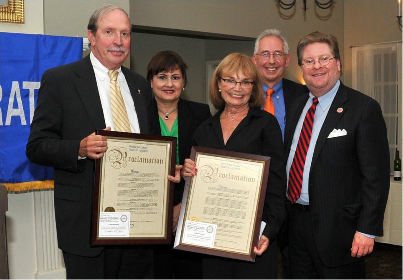 Dan & Gail Simpson Honored by Somers Democrats